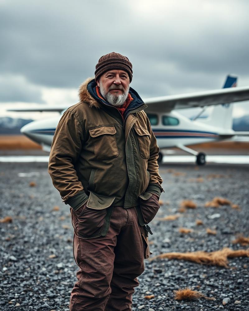 Cold Bay Outfitters guide by a bush plane